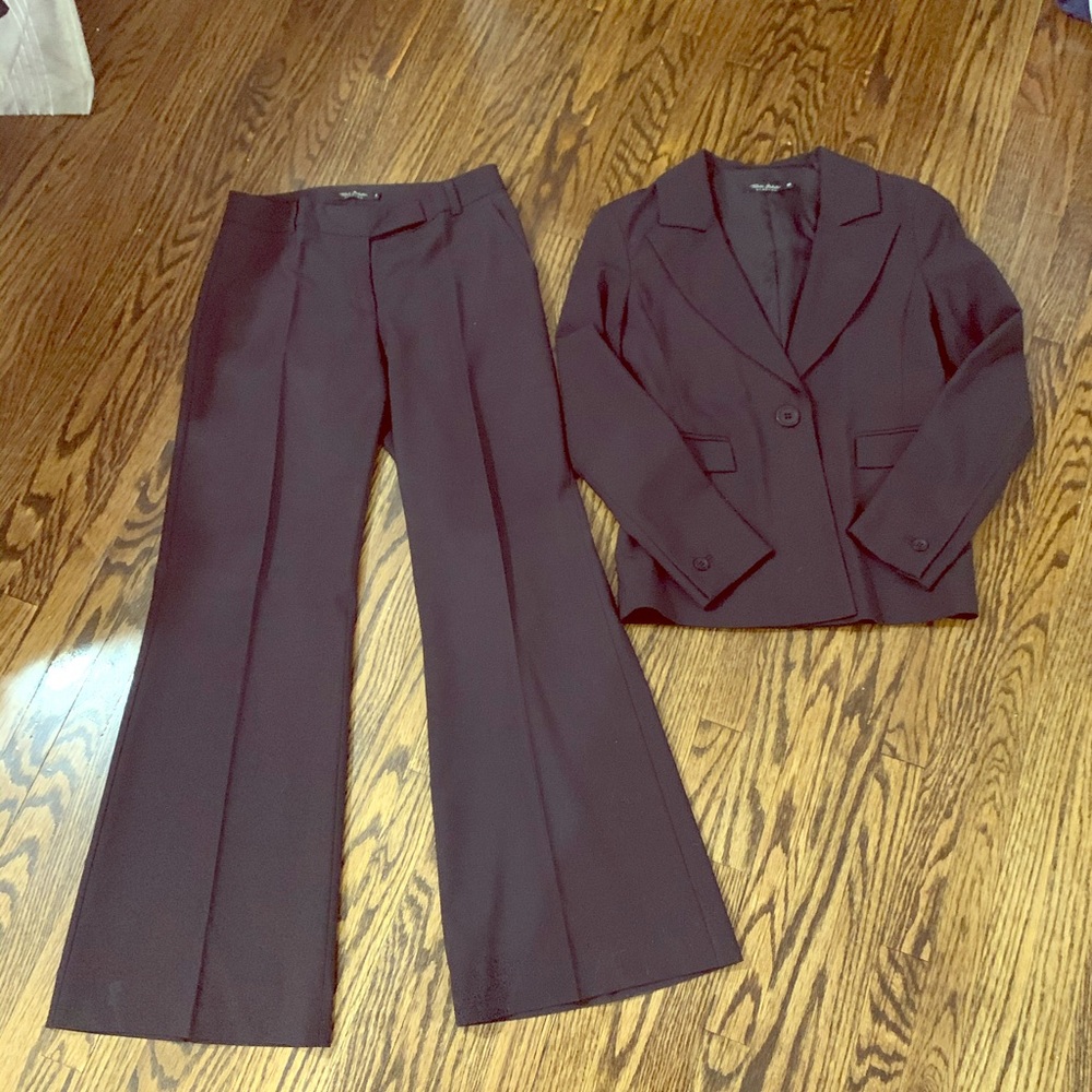 Talula Babaton classic straight leg suit.